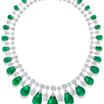 Emerald and Diamond Necklace